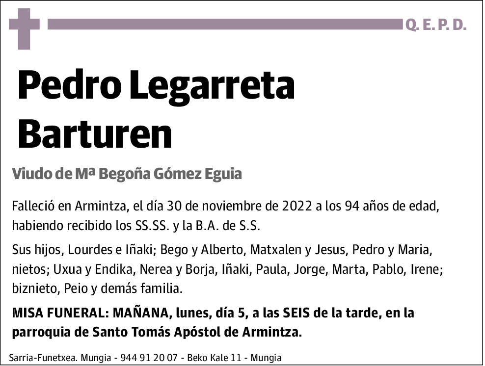 Pedro Legarreta Barturen