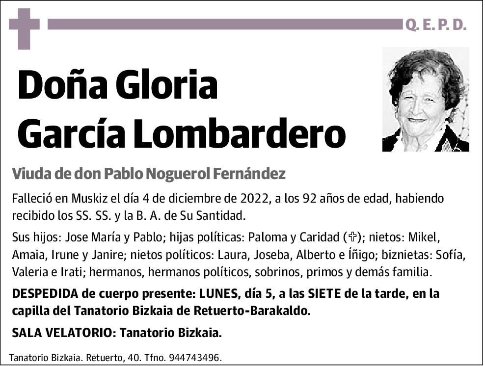 Gloria García Lombardero
