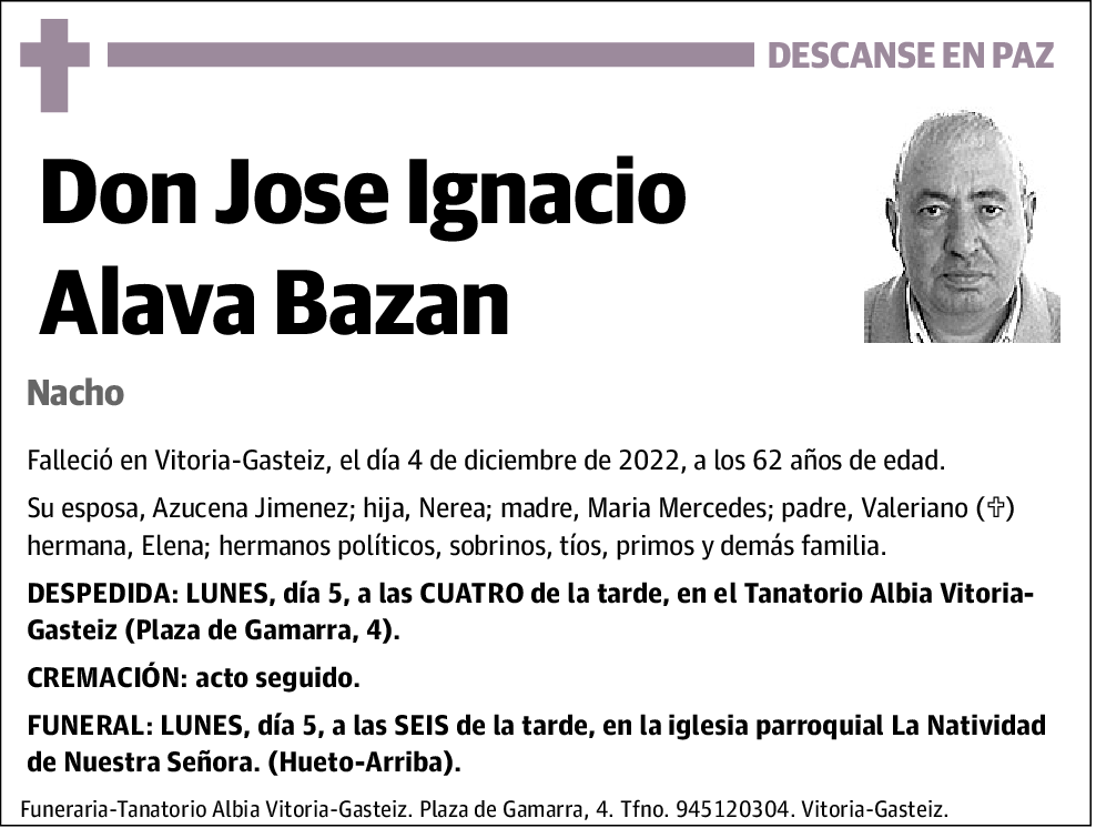 Jose Ignacio Alava Bazan