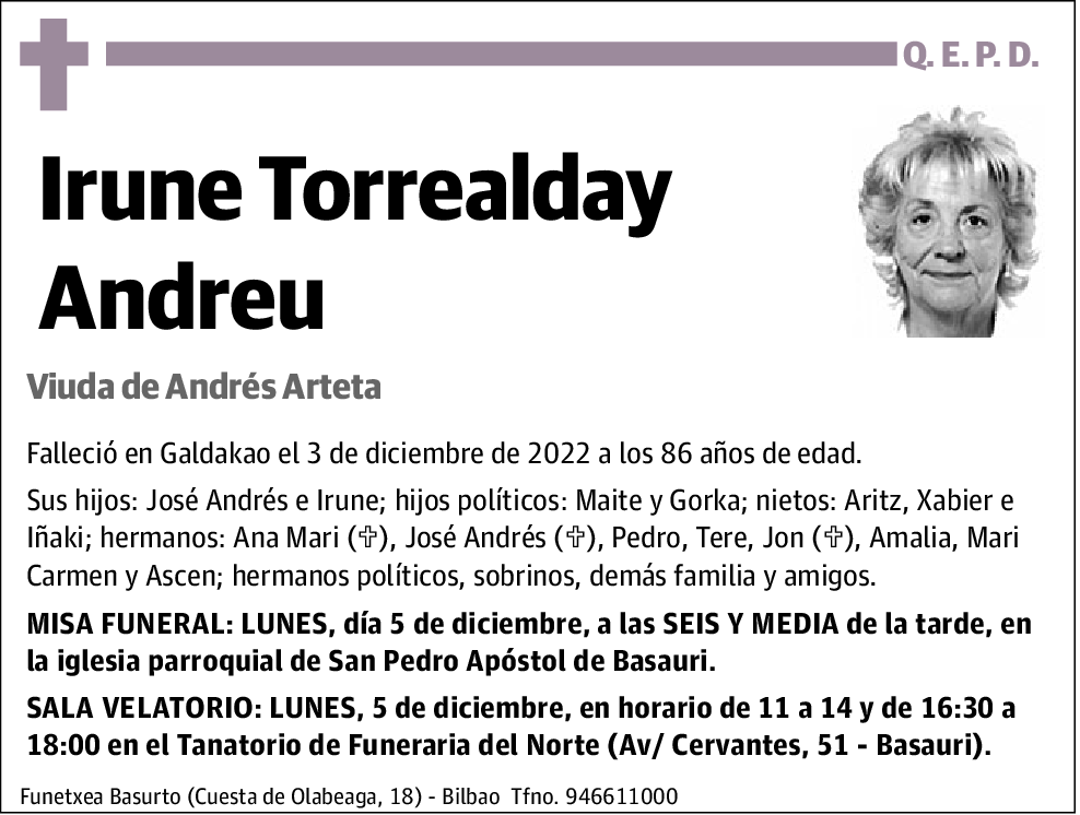 Irune Torrealday Andreu