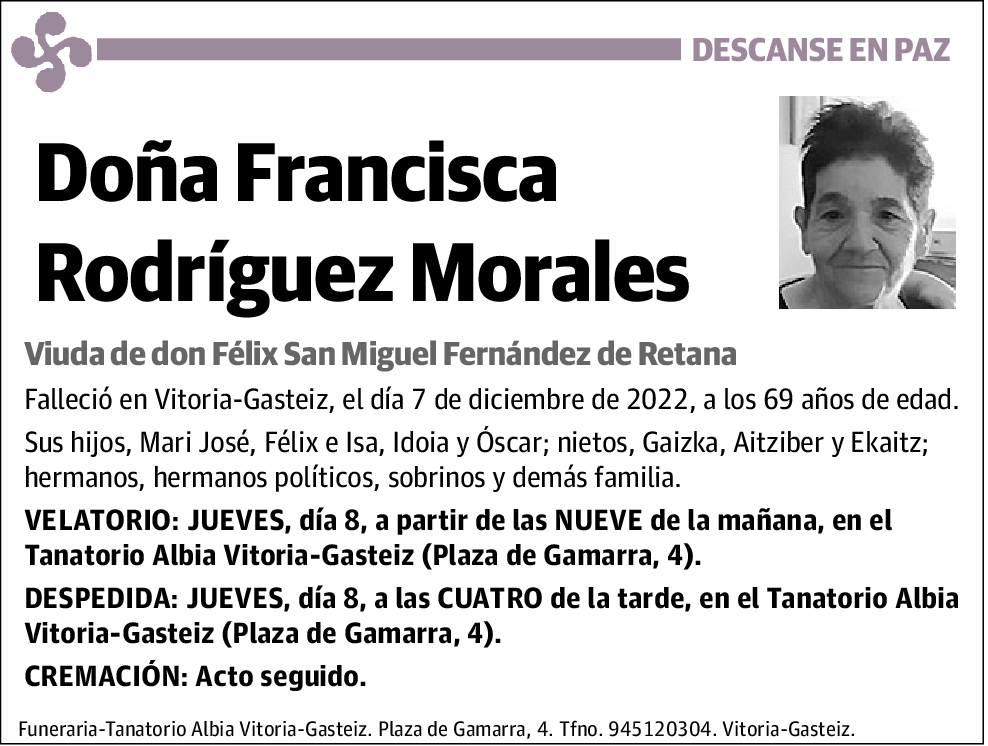 Francisca Rodríguez Morales