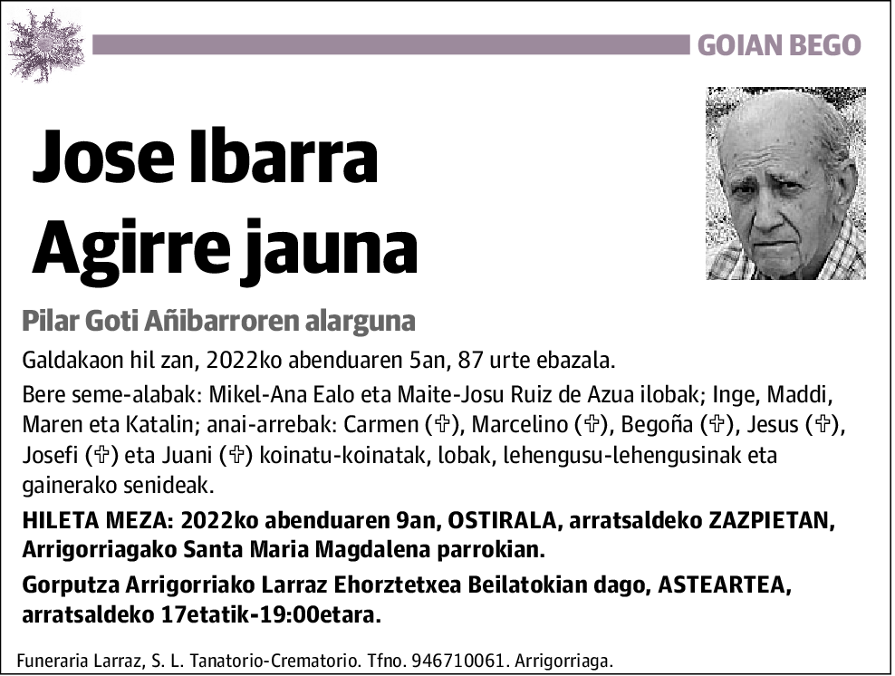 Jose Ibarra Agirre