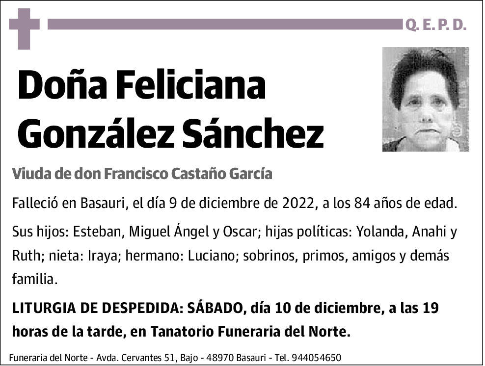 Feliciana González Sánchez