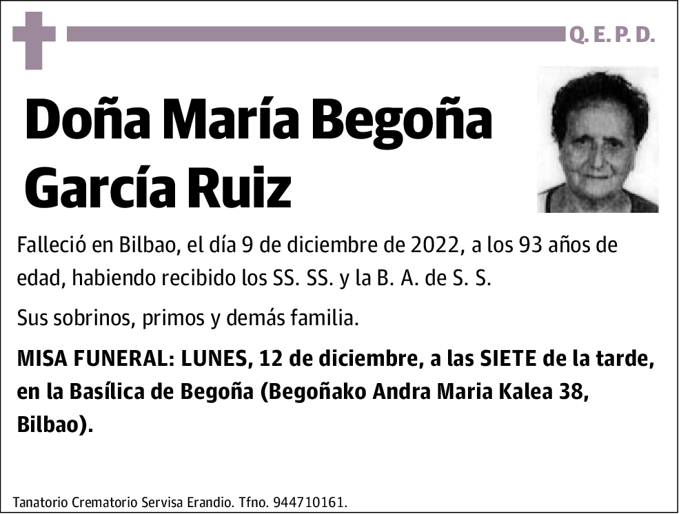 María Begoña García Ruiz