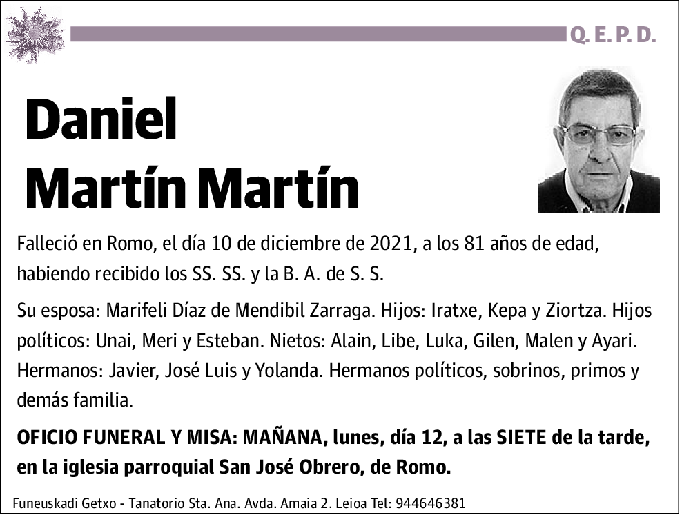 Daniel Martín Martín