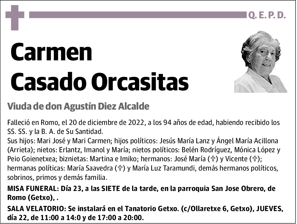 Carmen Casado Orcasitas