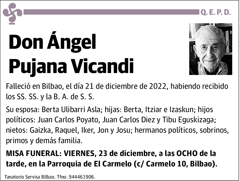 Ángel Pujana Vicandi