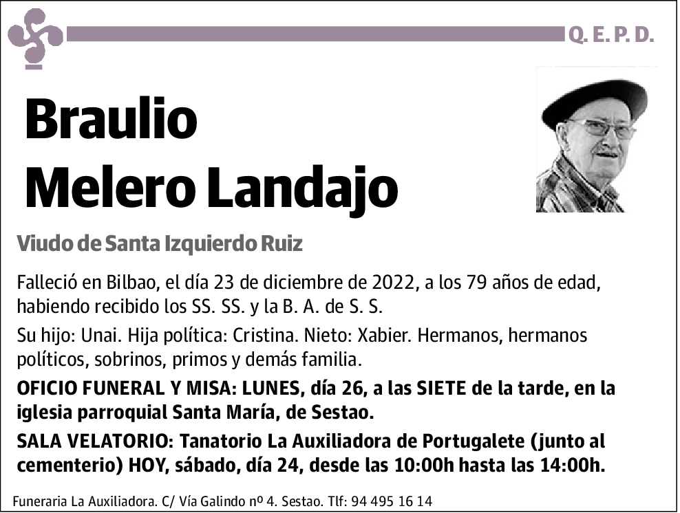 Braulio Melero Landajo