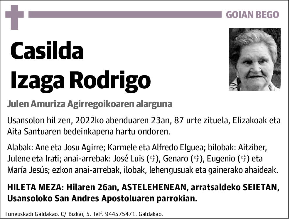 Casilda Izaga Rodrigo