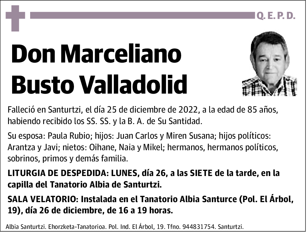 Marceliano Busto Valladolid