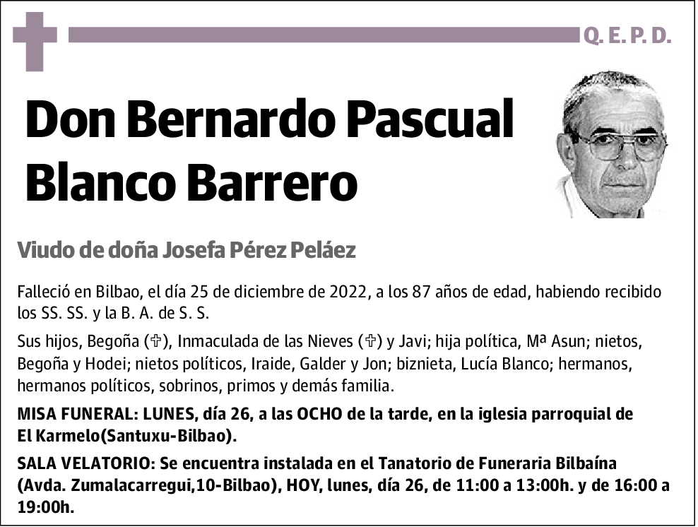 Bernardo Pascual Blanco Barrero