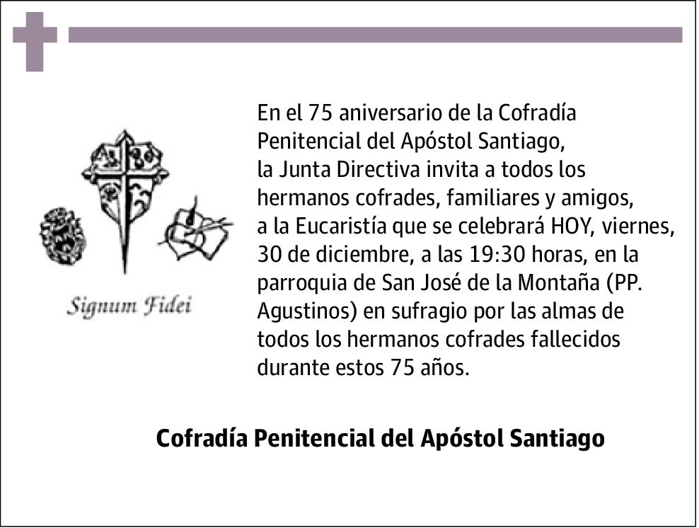 Cofradia Penitencial del Apostol Santiago