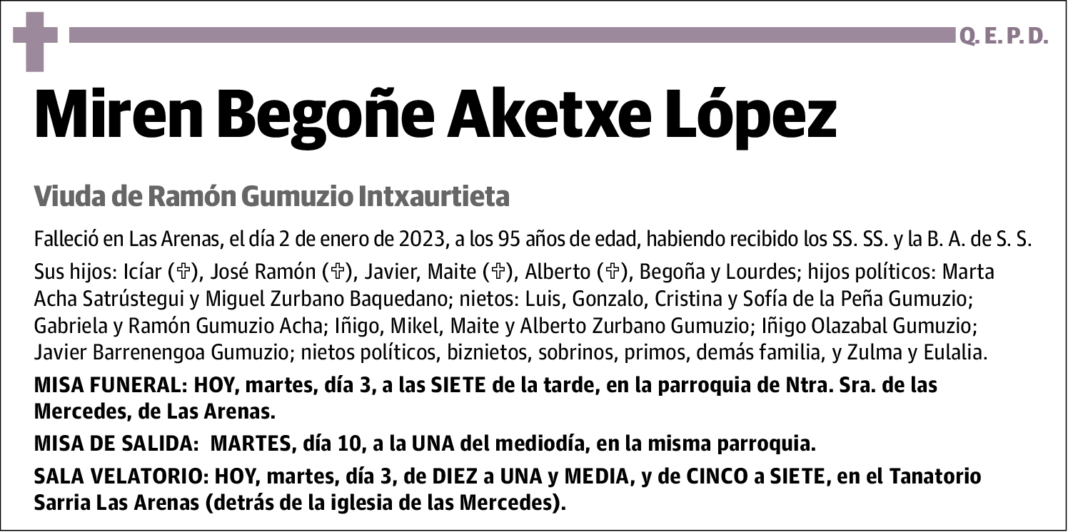 Miren Begoñe Aketxe López