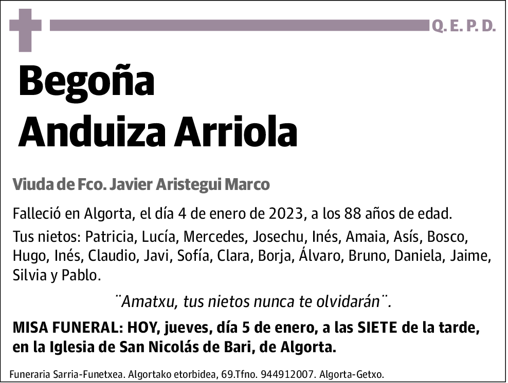 Begoña Anduiza Arriola