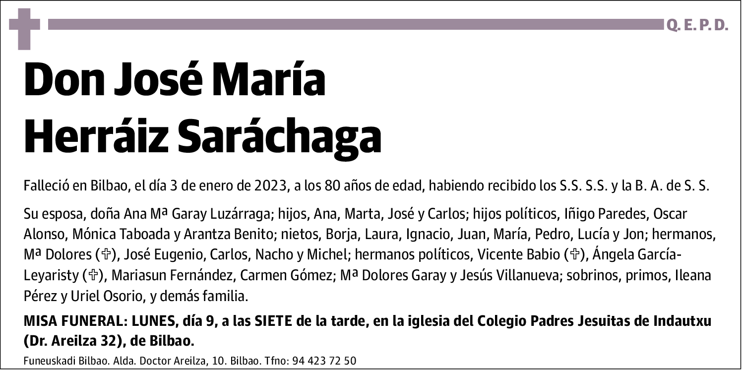 José María Herráiz Saráchaga