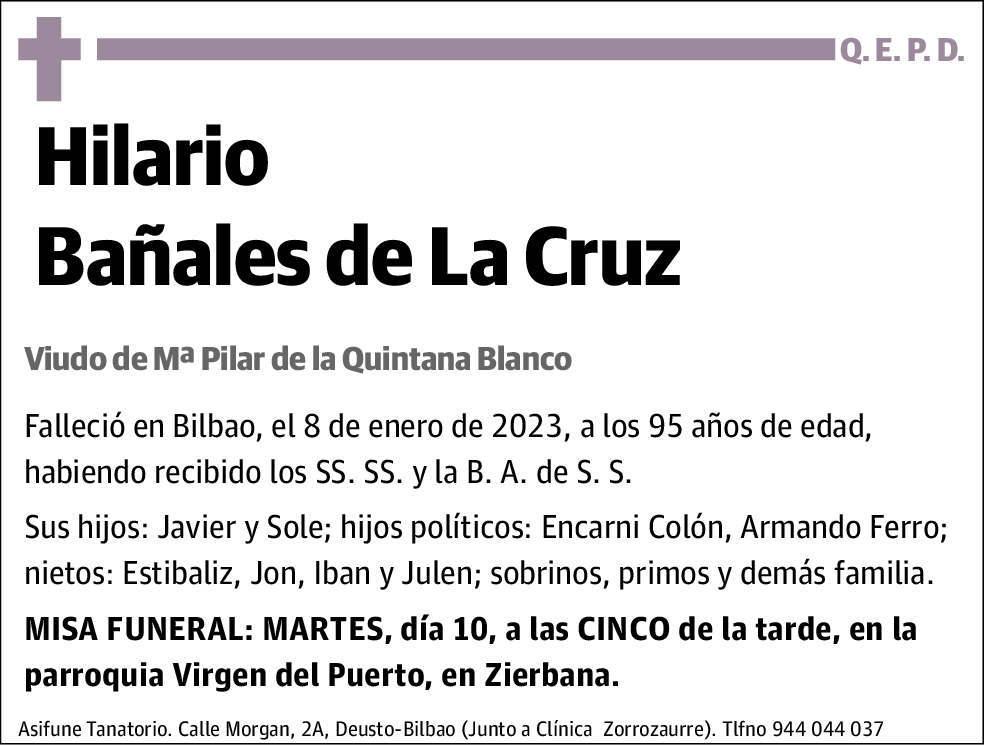 Hilario Bañales de la Cruz