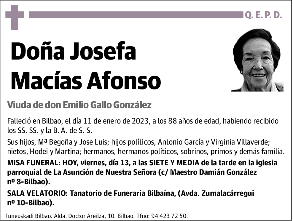 Josefa Macías Afonso