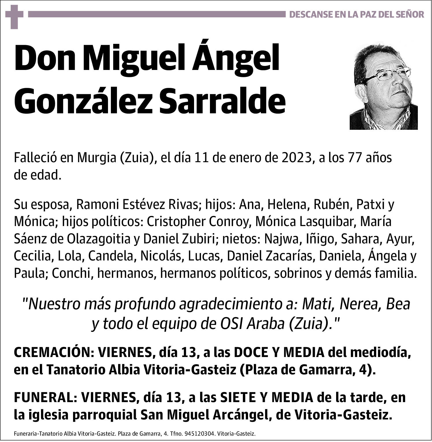 Miguel Ángel González Sarralde