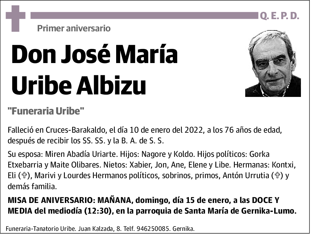 José María Uribe Albizu
