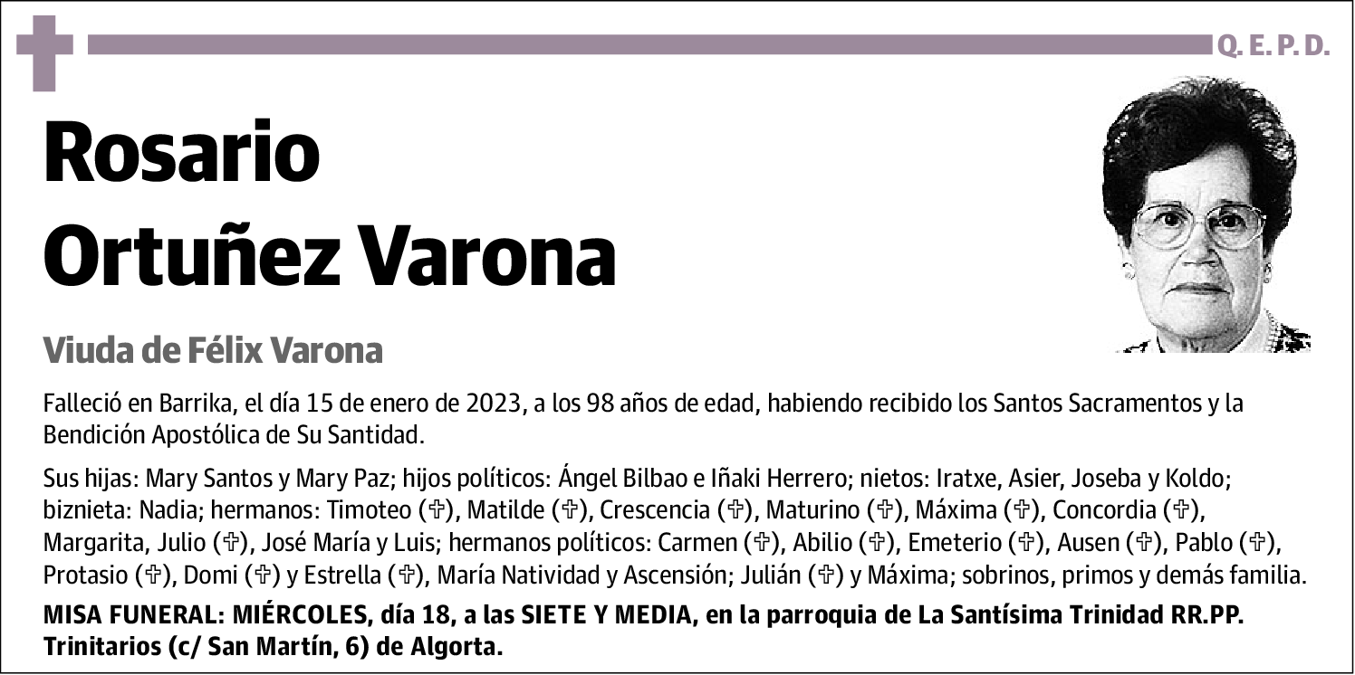 Rosario Ortuñez Varona