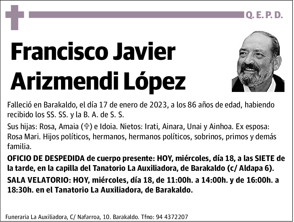 Francisco Javier Arizmendi López