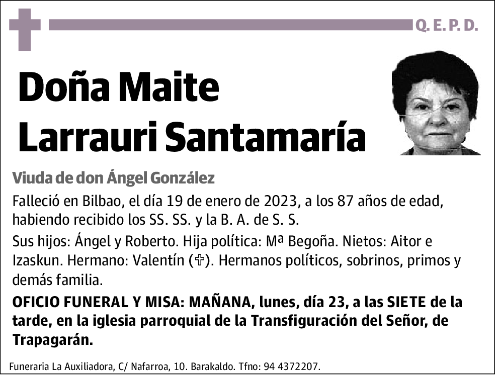 Maite Larrauri Santamaría