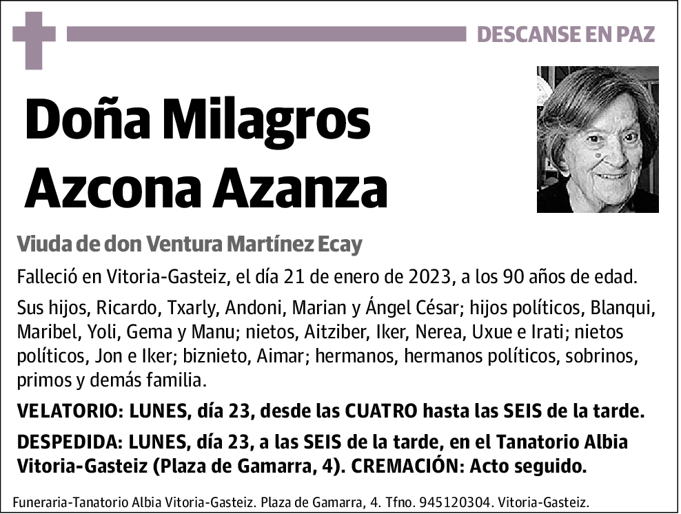 Milagros Azcona Azanza