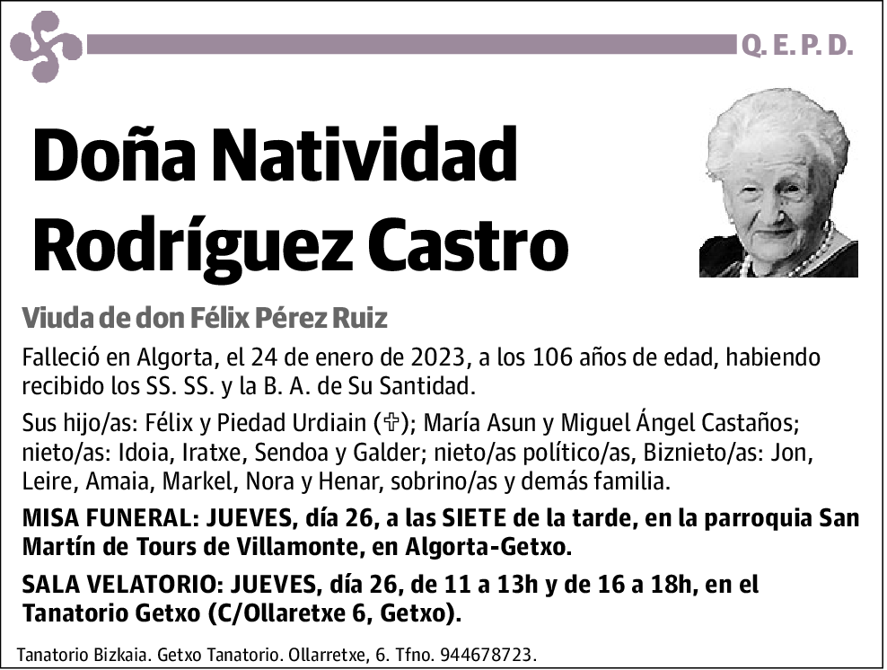 Natividad Rodríguez Castro