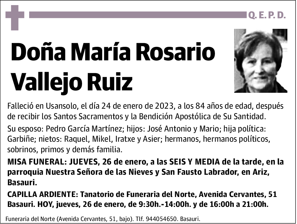 María Rosario Vallejo Ruiz