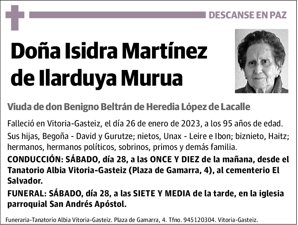 Isidra Martínez de Ilarduya Murua