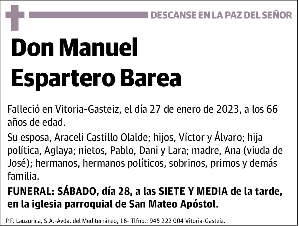 Manuel Espartero Barea