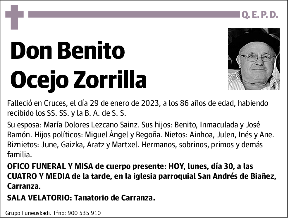Benito Ocejo Zorrilla