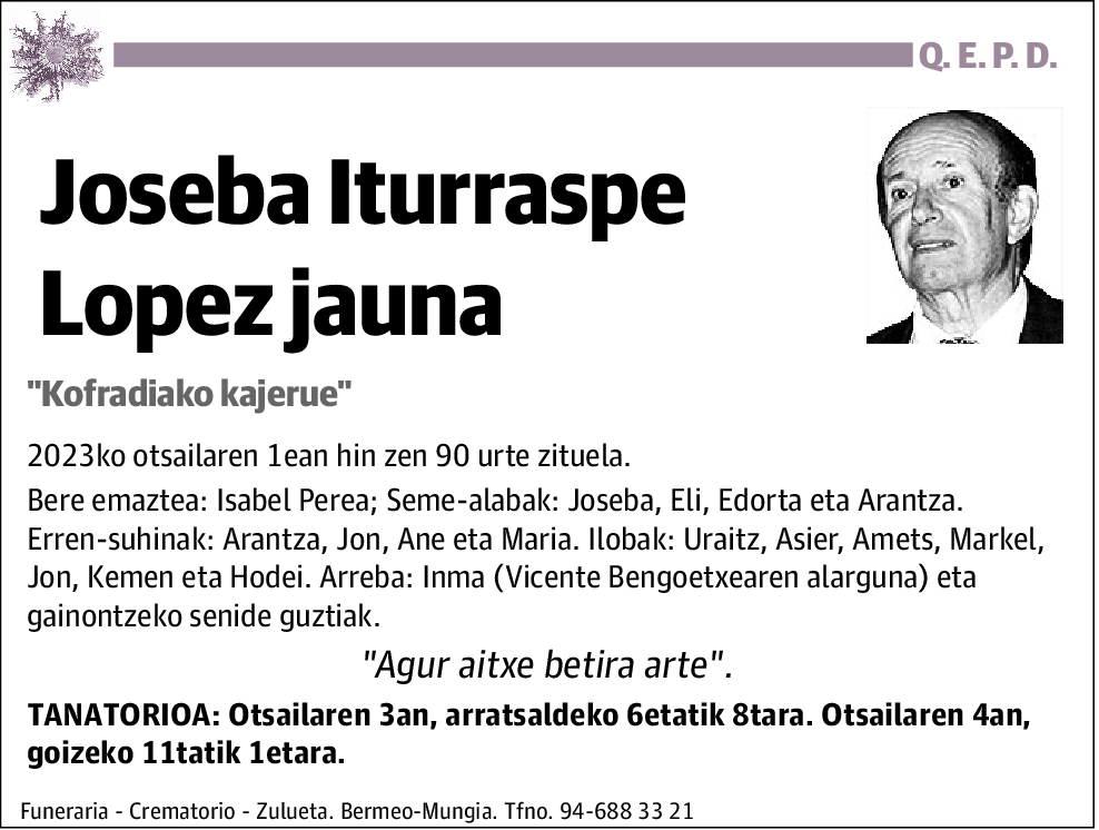 Joseba Iturraspe Lopez