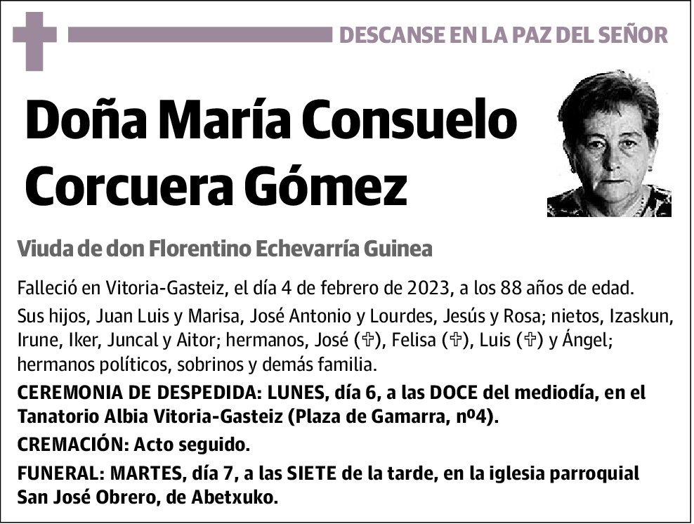 María Consuelo Corcuera Gómez