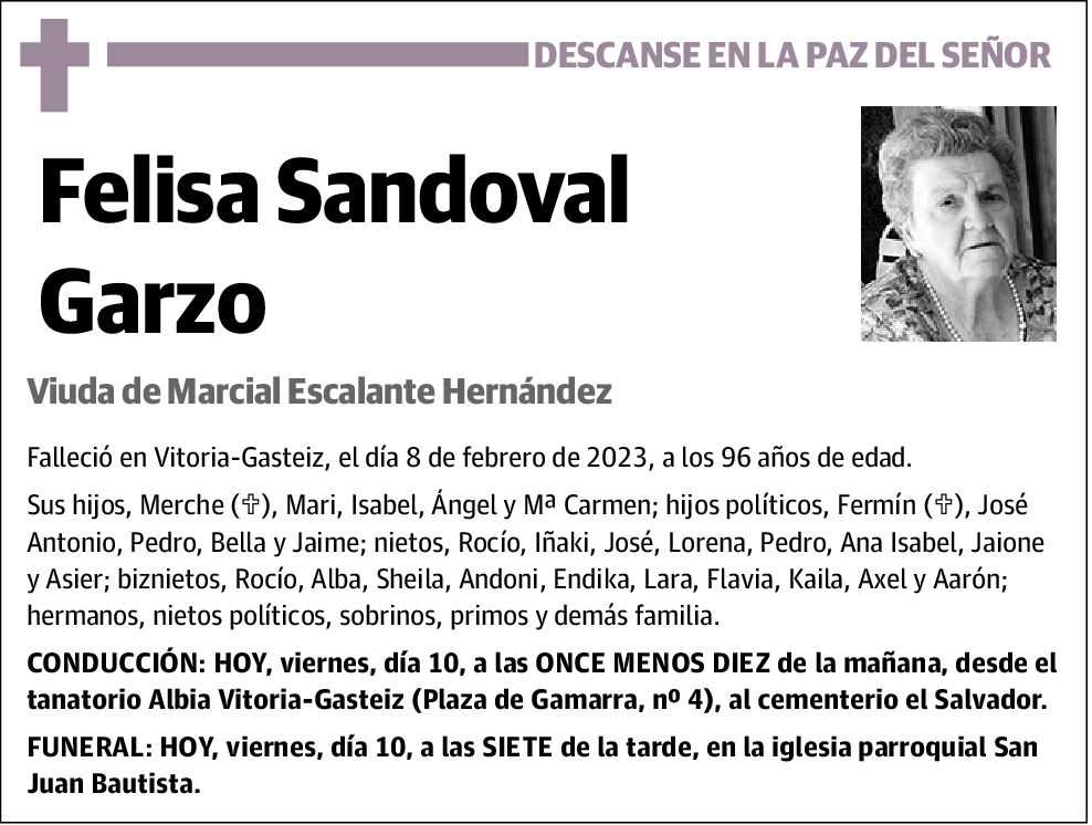 Felisa Sandoval Garzo