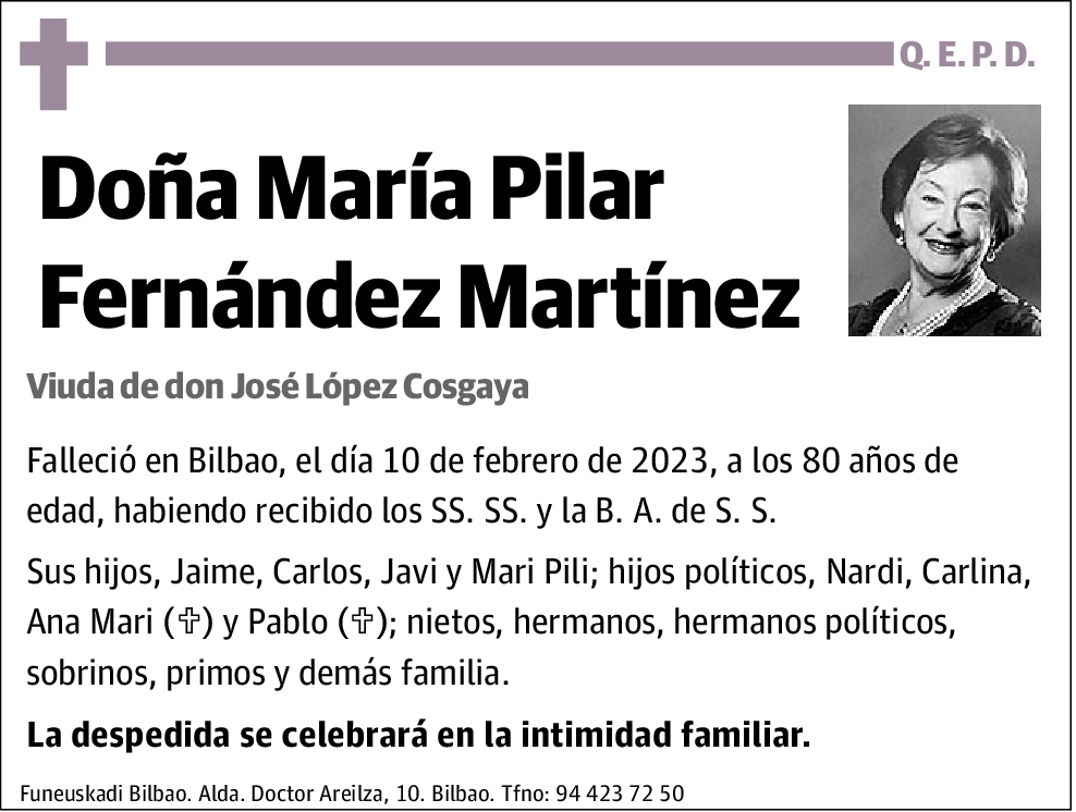 María Pilar Fernández Martínez