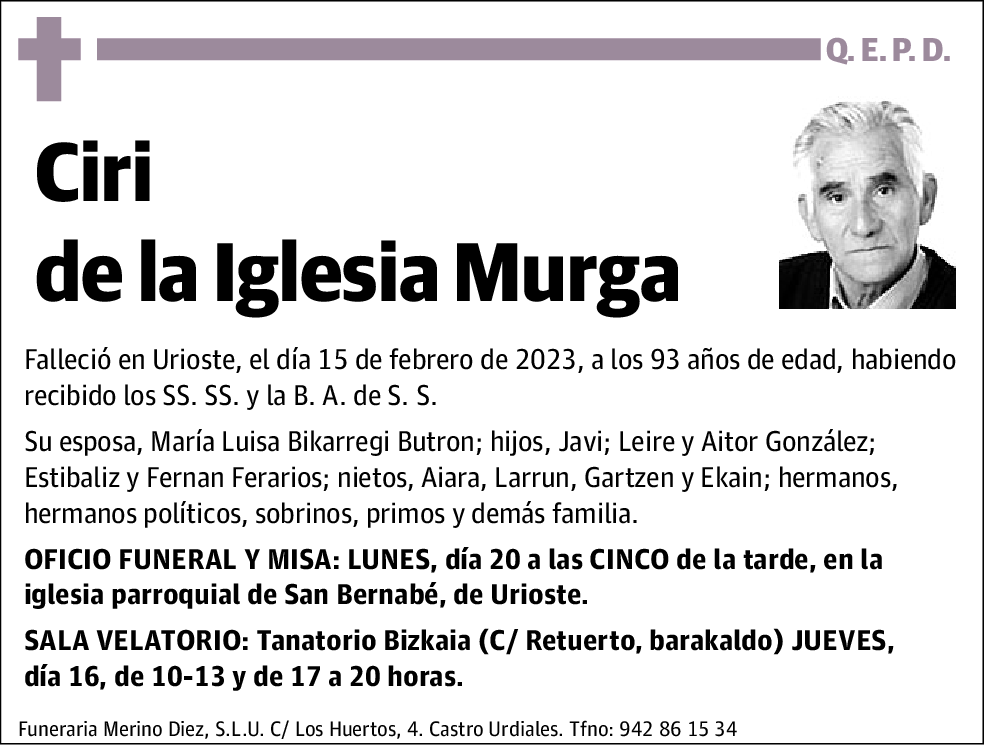Ciri de la Iglesia Murga
