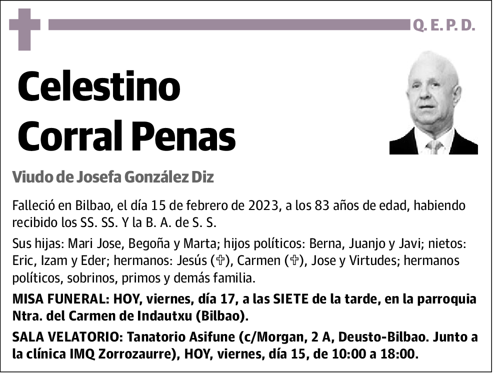 Celestino Corral Penas