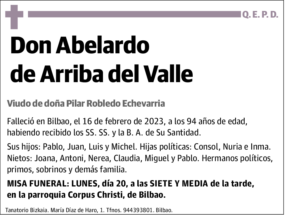 Abelardo de Arriba del Valle