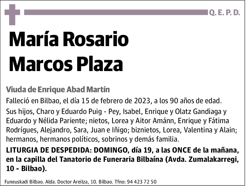 María Rosario Marcos Plaza
