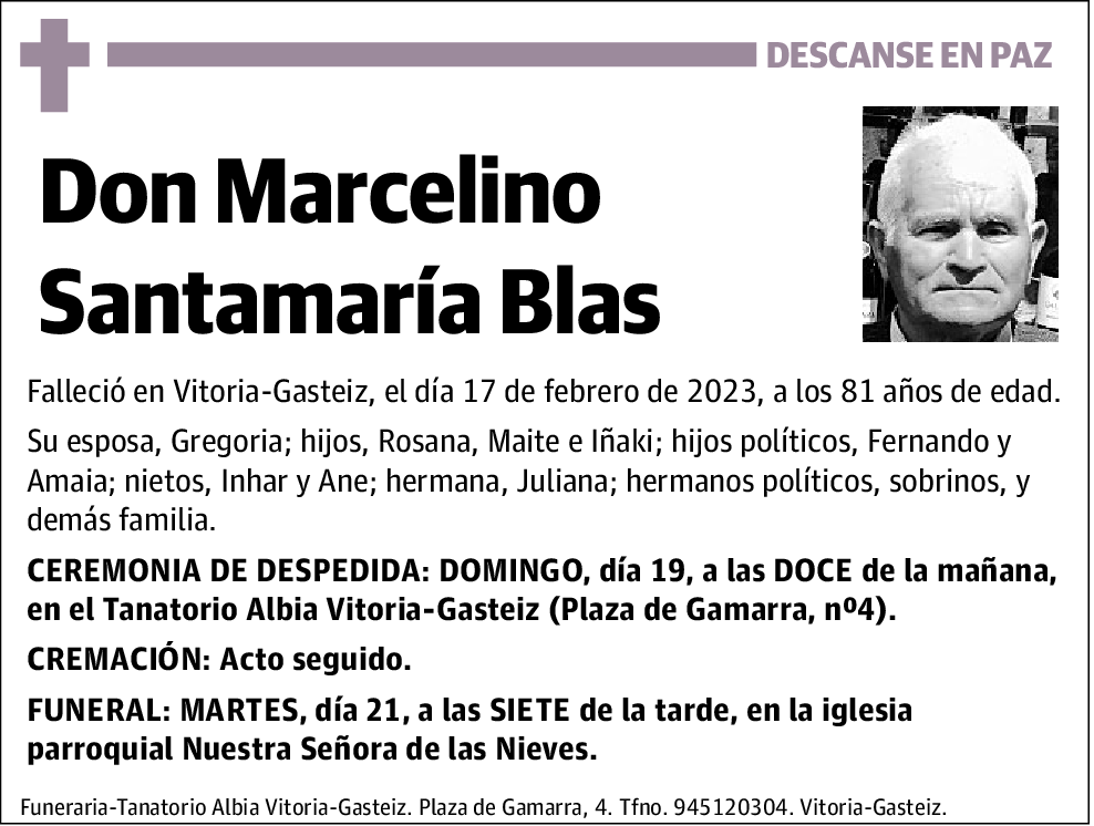 Marcelino Santamaría Blas