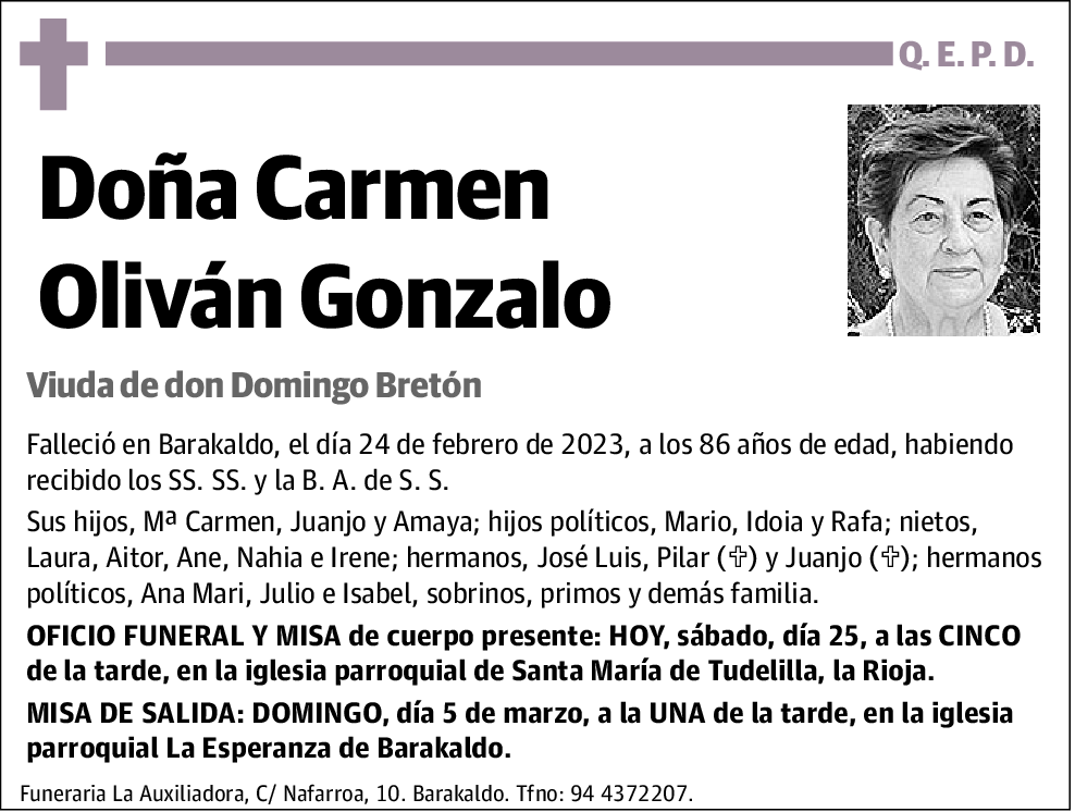 Carmen Oliván Gonzalo