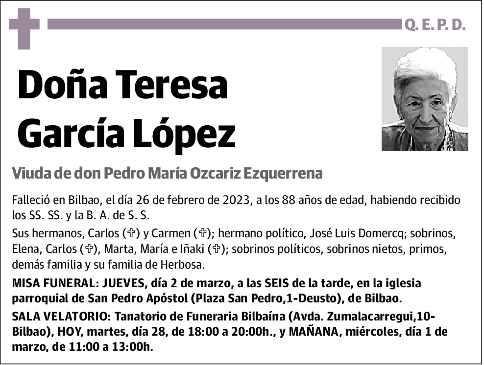 Teresa García López