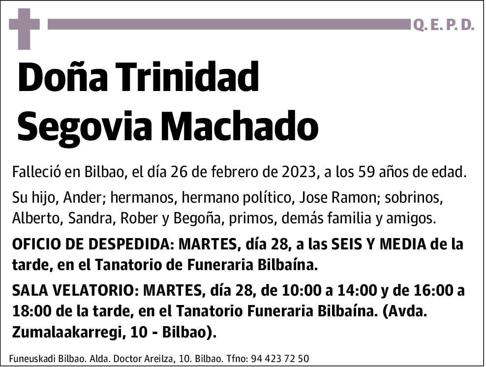 Trinidad Segovia Machado
