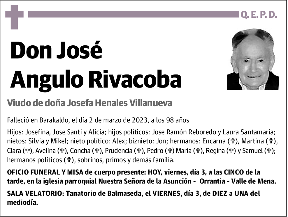 José Angulo Rivacoba