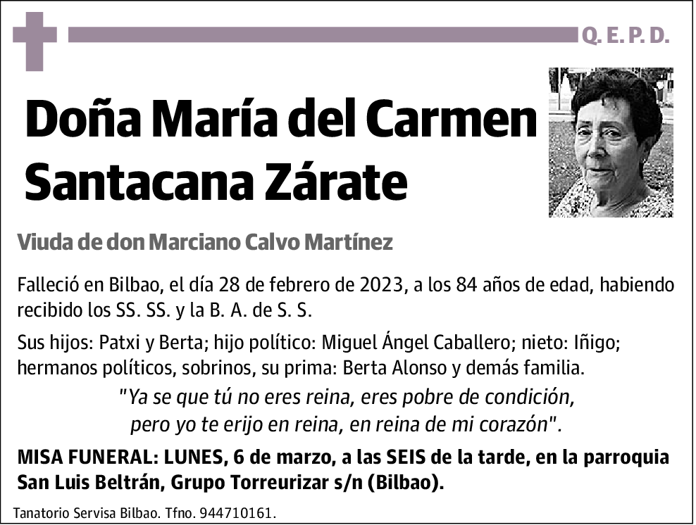 María del Carmen Santacana Zárate