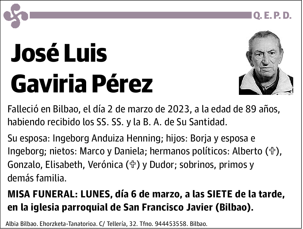 José Luis Gaviria Pérez