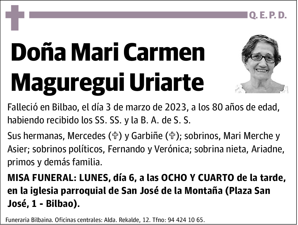 Mari Carmen Maguregui Uriarte