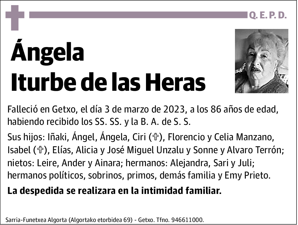 Ángela Iturbe de las Heras