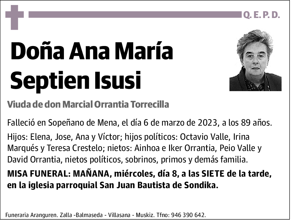 Ana María Septien Isusi